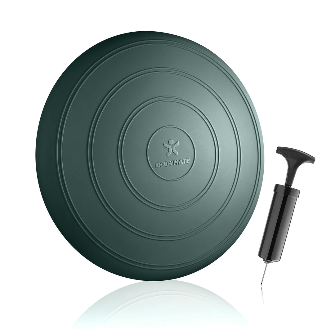 BODYMATE Ballsitzkissen COMFORT inkl. Pumpe 33cm Durchmesser - Balance-Kissen, Sitzballkissen, Luftk