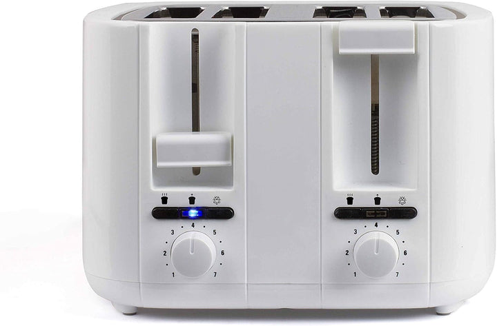 LIVOO Feel good moments - DOD167 Toaster mit 4 Schlitzen, weiss, Weiss