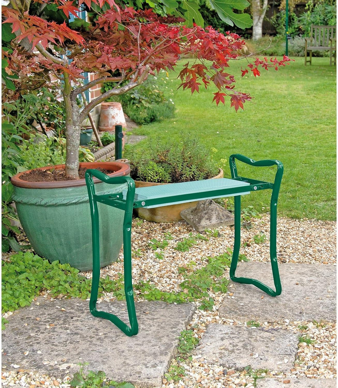 Draper Garten Knie - und Sitzkissen, grün, 63.5x13.3x27.7 cm, 27435 1 63.5 x 13.3 x 27.7 cm, 1 63.5