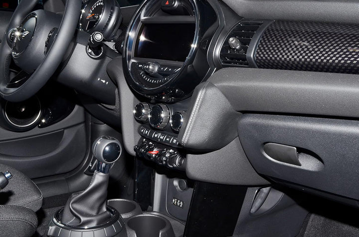 KUDA 1545 Halterung Kunstleder schwarz für Mini ab 2014 (F55/ F56), 1545