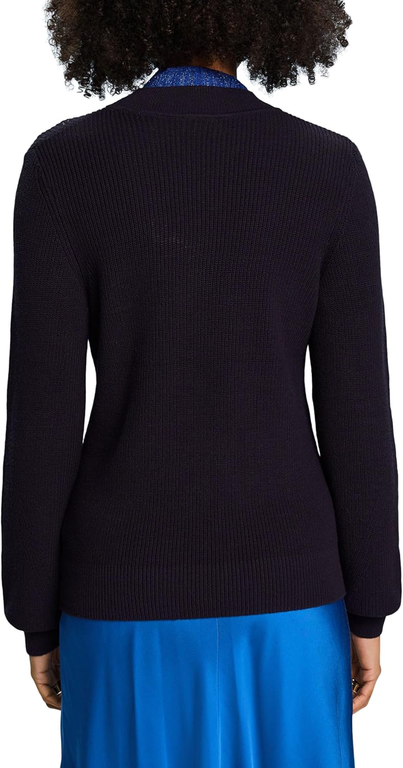 ESPRIT Damen Pullover, 400/Navy