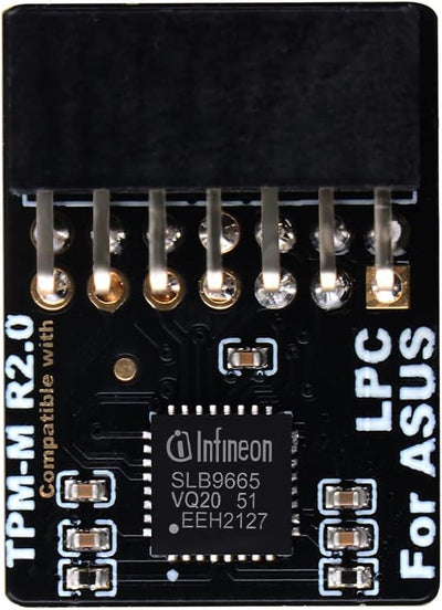 NewHail TPM2.0 Modul LPC 14Pin Modul mit Infineon SLB9665 für ASUS Motherboard kompatibel mit TPM-M
