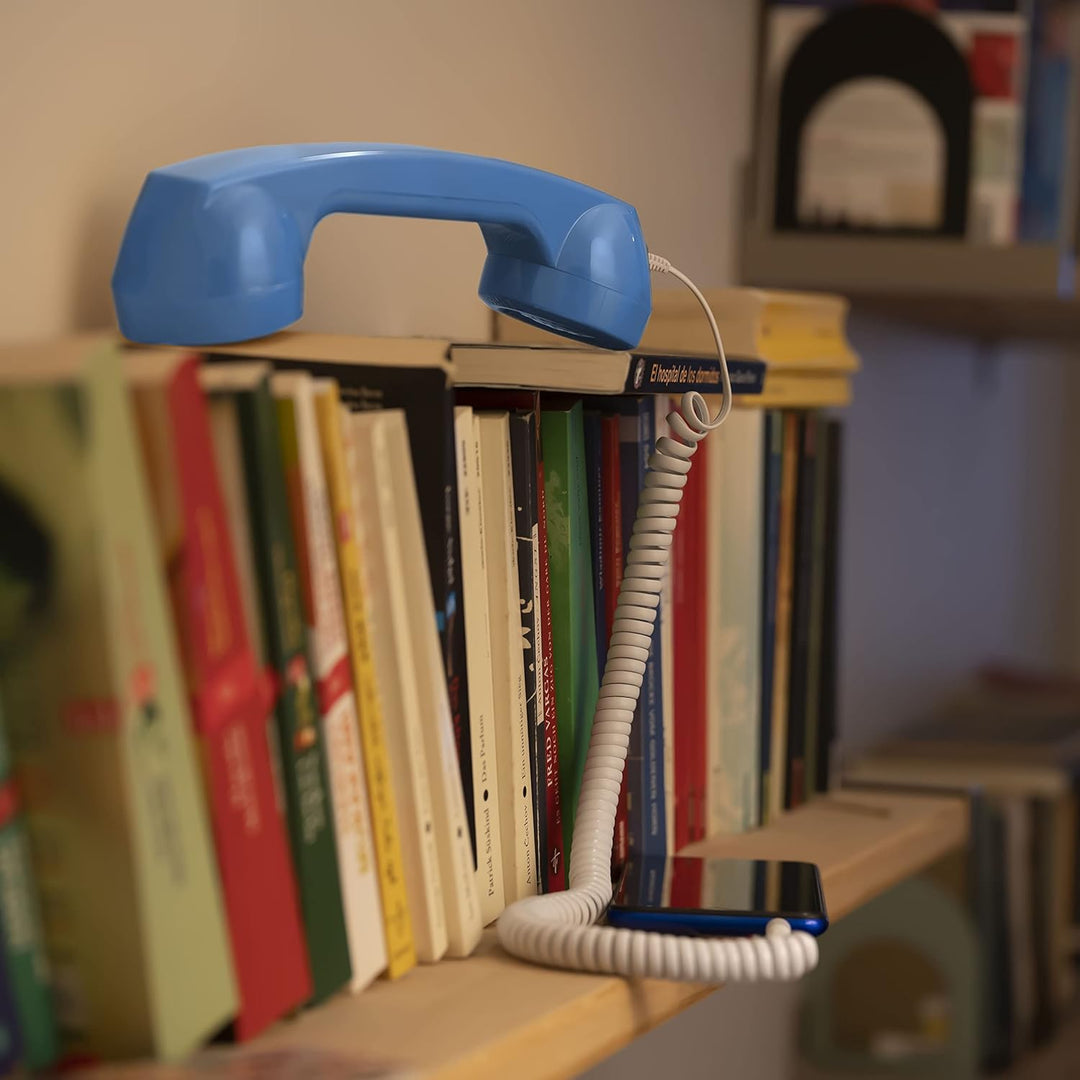 Opis 60s Micro - Retro Handyhörer für Android Smartphones, Tablets, Notebooks und Handys in der Form