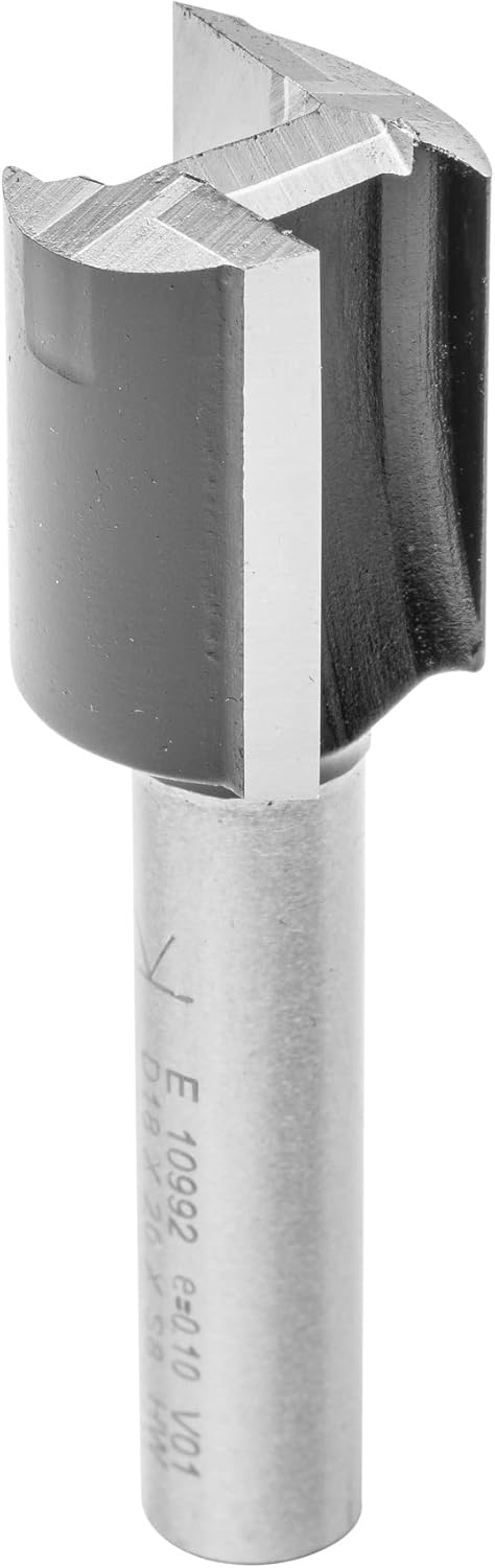 ENT 10992 Nutfräser HW, Schaft (S) 8 mm, Durchmesser (D) 18 mm, NL 20 mm, SL 32 mm, GL 52 mm, mit Ha
