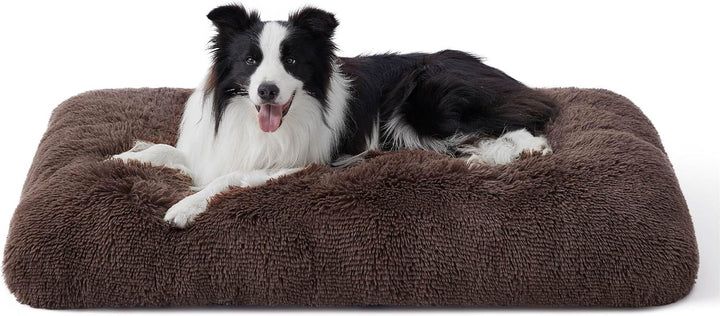 BEDSURE Flauschiges Hundebett Grosse Hunde - 89x58x8 cm Hundebett waschbar für grosse Hunde, rutschf