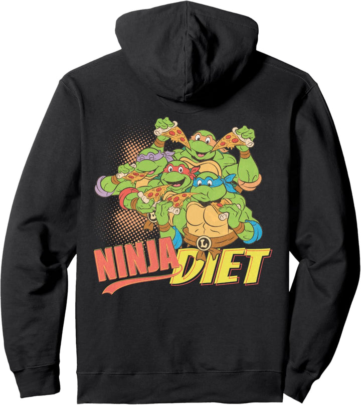 Teenage Mutant Ninja Turtles Gruppe Ninja Diät Pullover Hoodie