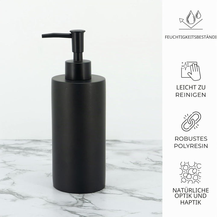 zccz Badezimmer-Accessoires-Set, 4-teilig, Marmormuster, Badezimmerzubehör-Set mit Seifenspender, Za