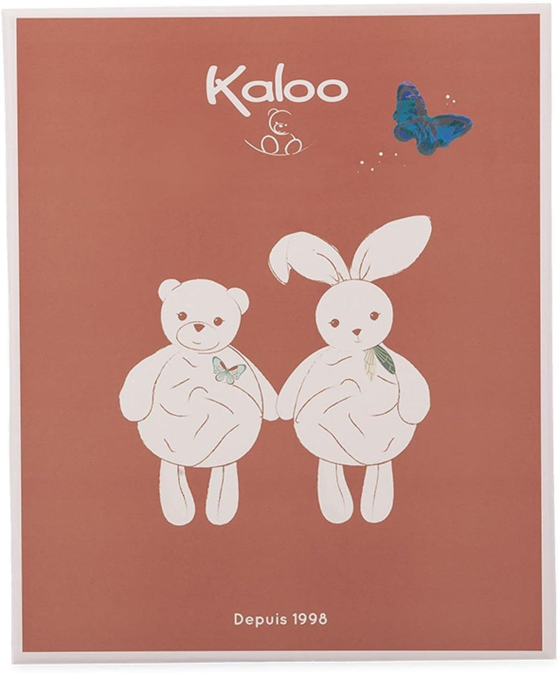 Kaloo - Plume - Kokon der Liebe Zimtfarbener Hase Ultra-Weicher Plüschhase 23 cm - Kleines Baby-Kusc