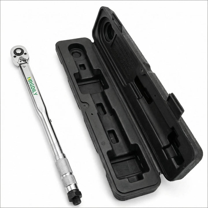 NRGDILY Drehmomentschlüssel 1/4" Fahrrad &amp; Motorrad 5-25Nm, Drehmomentschlüssel mit Doppelskala, ±4%