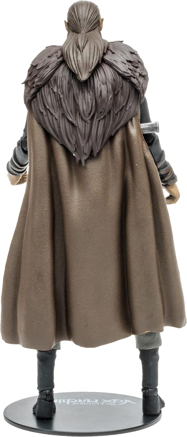 McFarlane Toys, 7 Zoll Critical Role Vox Machina Vax'Ildan Actionfigur mit 22 beweglichen Teilen, Sa