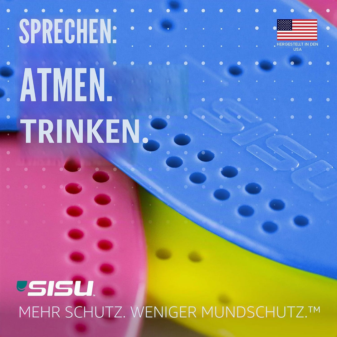 SISU Erwachsene Nextgen Aero Zahnschutz S Anthrazit / Schwarz, S Anthrazit / Schwarz
