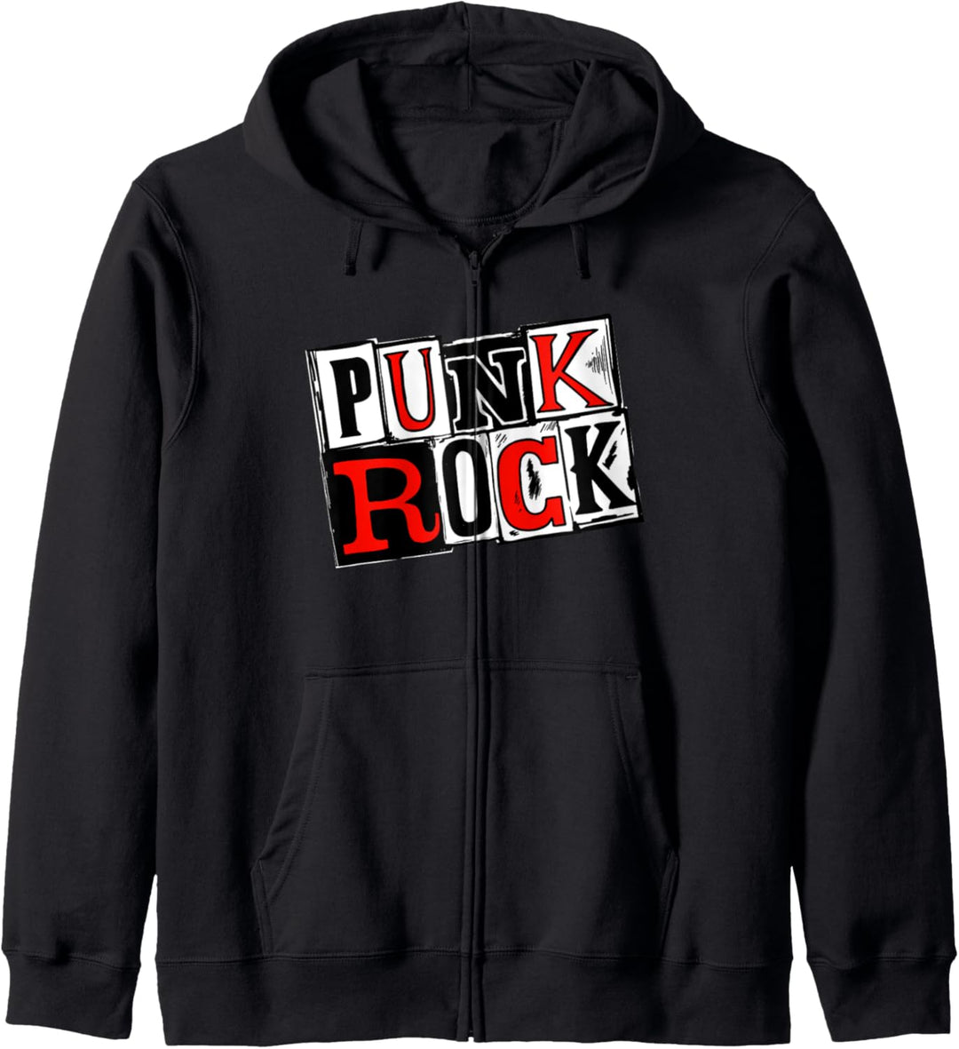 Punk Rock Retro Musik 80s Konzert Kapuzenjacke