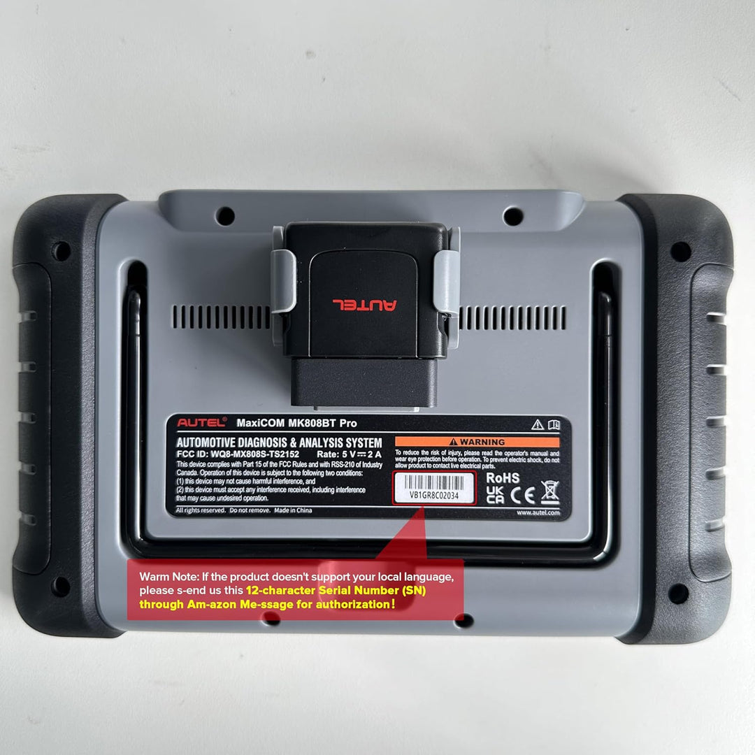 Autel MaxiCOM MK808BT PRO OBD2 Diagnosegerät: 2024 Voll Bidirektionale Aktiver Test, Android 11, 4G+