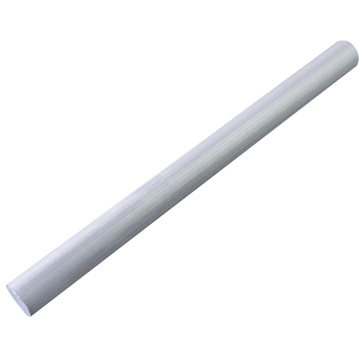 TEN-HIGH Aluminium Rod Round Bar,6061 T6 Metal Solid Aluminium Bar,silberfarbig eloxiert,hohe Leitfä