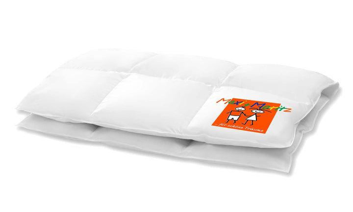 HANSKRUCHEN® Maxi und Moritz Daunen Kinderbettdecke 135x100 cm - Winter - Made in Germany Baby Bettd