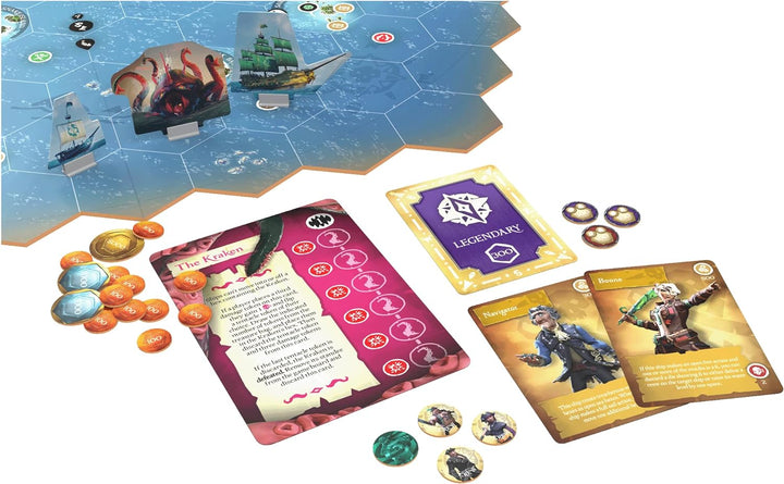 Steamforged SFSOT-001 Sea Thieves: Voyage of Legends Brettspiel, S