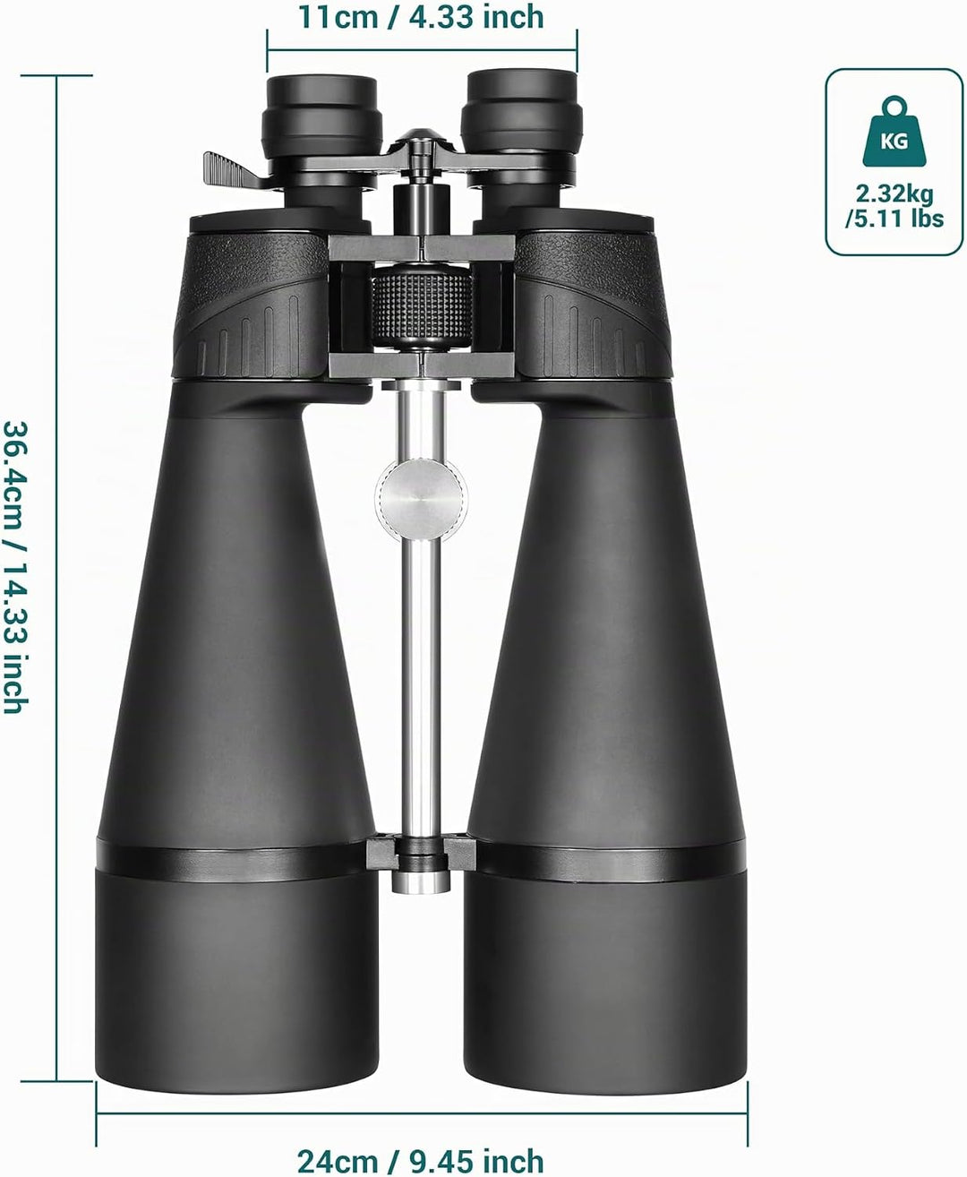 ESSLNB 15-30X80 Zoom Astronomie Ferngläser mit integriertem Stativanschluss Riesen Ferngläser mit Sm