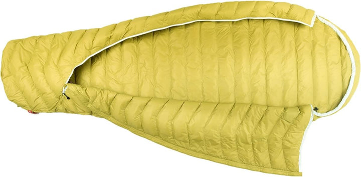 Grüezi-Bag Biopod DownWool Extreme Light 185 Schlafsack grün warm olive Körpergrösse bis 185 cm, war