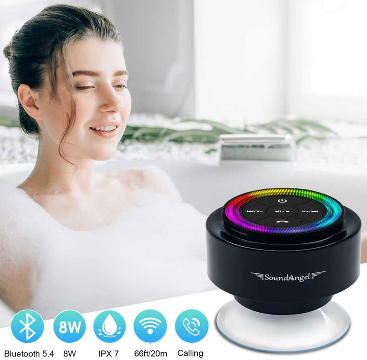 Xleader Mate Dusche Bluetooth Lautsprecher klein, Zertifiziert IPX7 Wasserdicht Bluetoothbox, Mini M