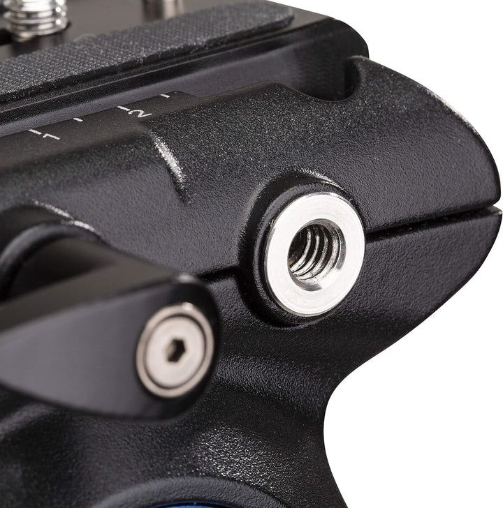 Benro S4 PRO Flat Base Fluid Video Head, 8.8 lb Max, 2 Step Counterbalance (1&2), 1/4""-20 Accessory