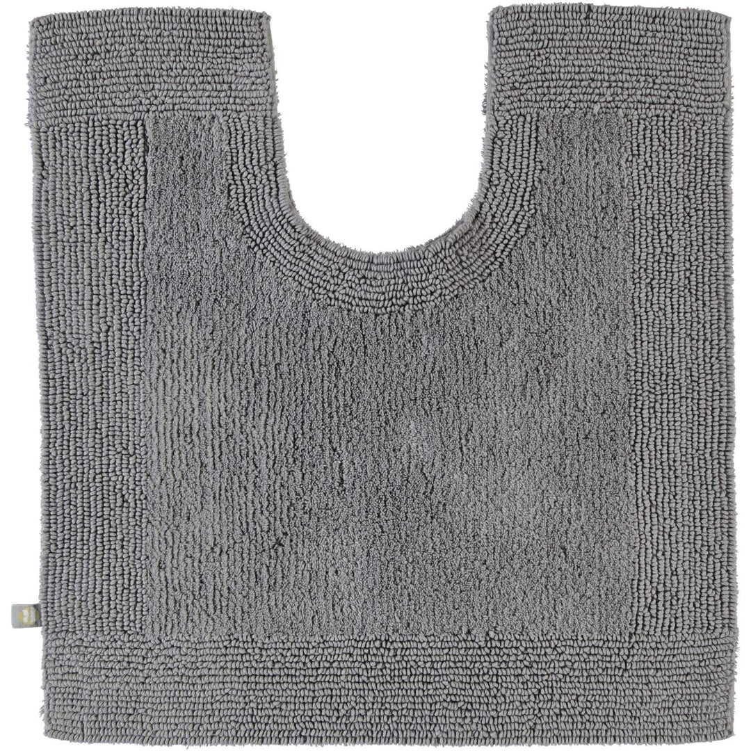RHOMTUFT 4515316078 Badteppich mit Aussparung Prestige 60 x 60 cm, Aqua 60 x 60 cm WC-Vorleger mit A