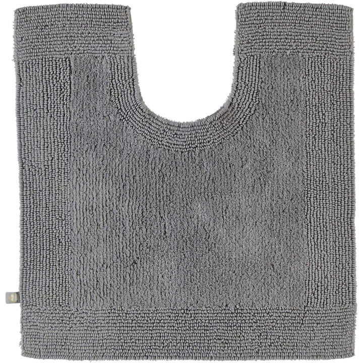RHOMTUFT 4515316078 Badteppich mit Aussparung Prestige 60 x 60 cm, Aqua 60 x 60 cm WC-Vorleger mit A