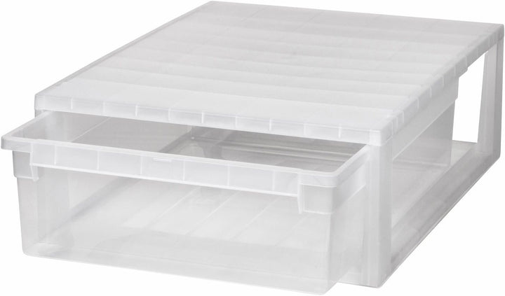 3 Stück Schubladenboxen mit Nutzvolumen 2 Stück mit 22 (XL) und 1 Stück mit 50 (XXL) Liter. Passend