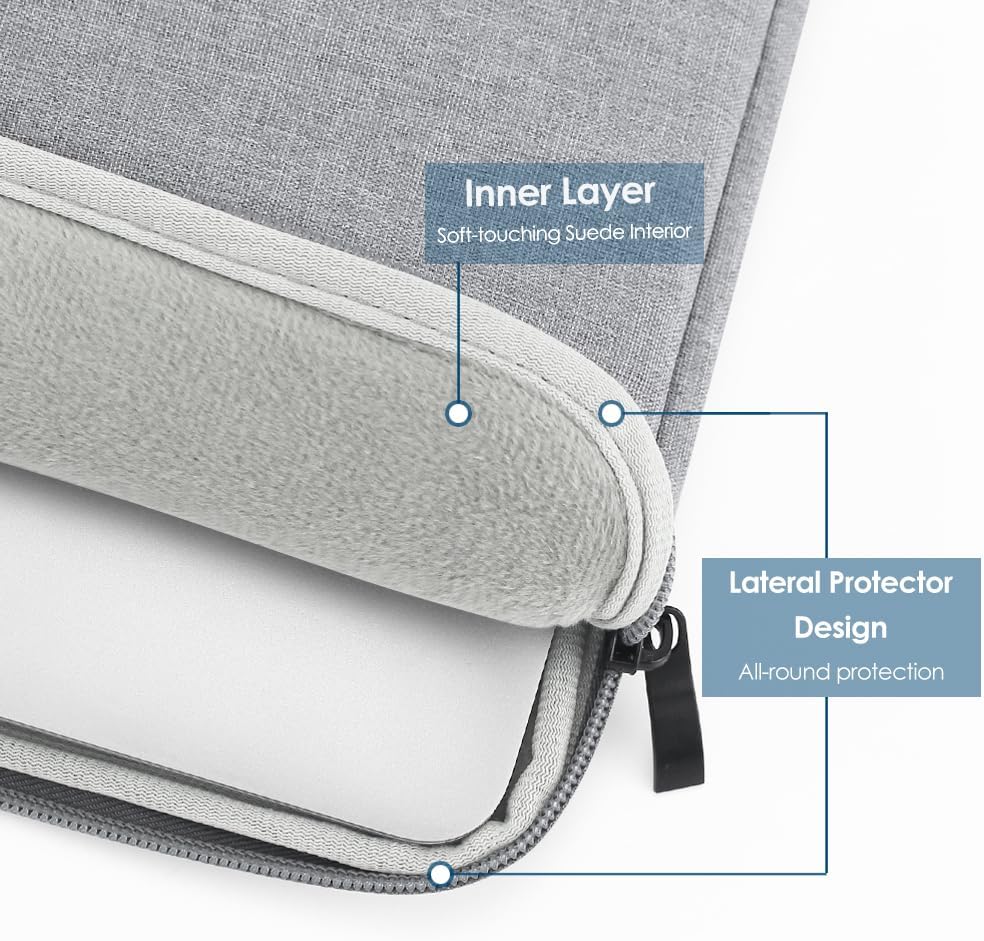 ProElife 15-Zoll Laptop-Schutzhülle für MacBook Air 15.3 Zoll mit M4, M3, M2 (A3241, A3114, A2941),