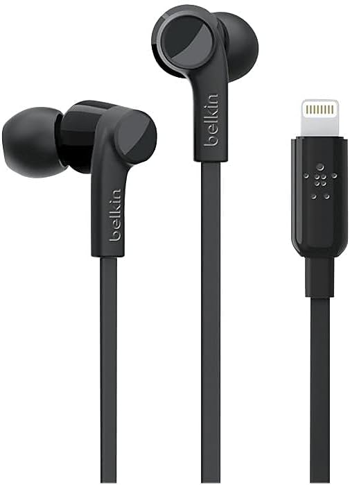 Belkin SoundForm iPhone Kopfhörer mit Lightning Connector (Lightning-Ohrhörer für iPhone 13, 13 Pro,