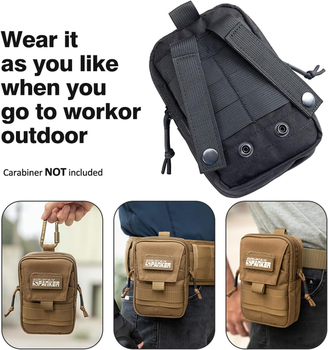 EXCELLENT ELITE SPANKER Taktische Molle Hüfttaschen Nylon EDC Tasche Handytasche Hüfttasche für iPho