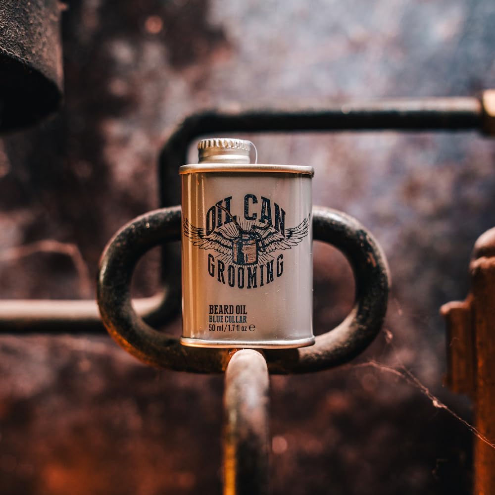Oil Can Grooming Blue Collar Beard Oil/Bartöl, 50ml