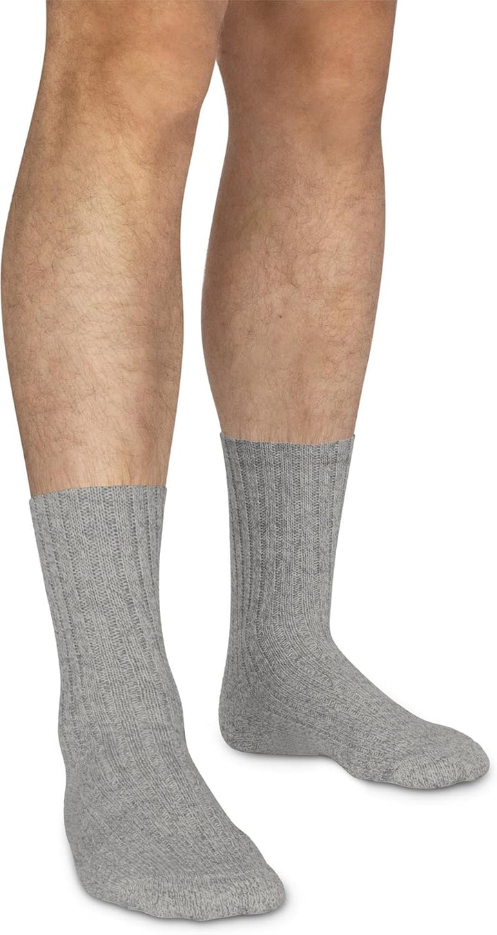Polar Husky® 10 Paar Warme Norweger-Arbeitssocken, anthrazit, mit Frotteesohle, 80% Schafwolle, ohne