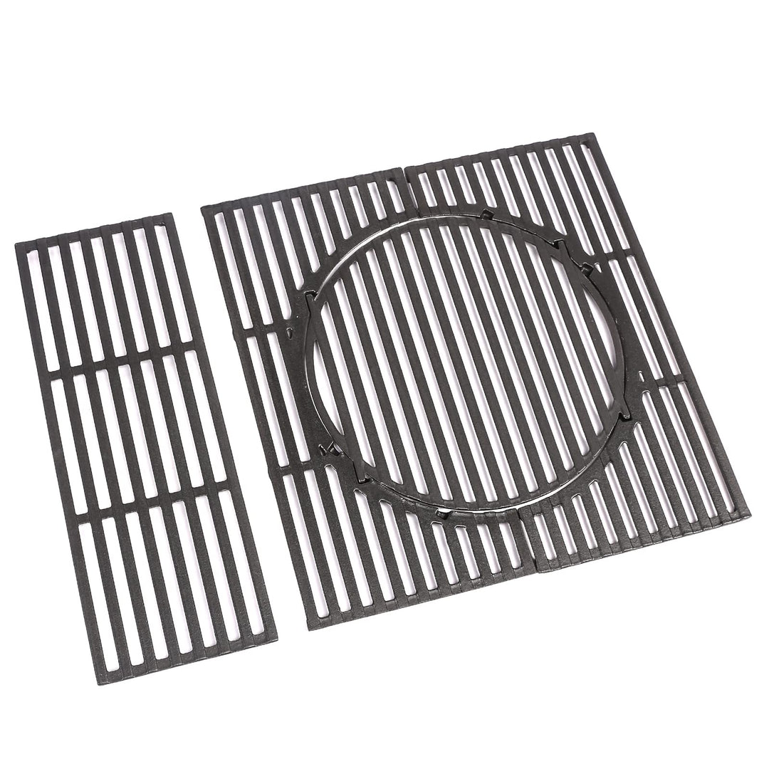 GFTIME Gusseisen Grillrost 41,5 x 59cm für Enders Chicago 3, Switch Grid Rost-in-Rost System für End