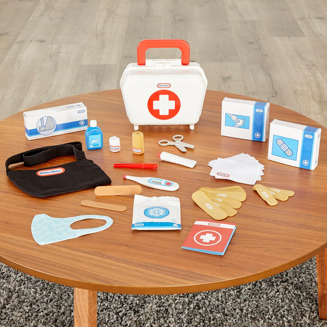 little tikes Erste-Hilfe-Kasten- Realistisches Rollenspielset für Ärzte - ab 3 Jahren Spielen & Lern