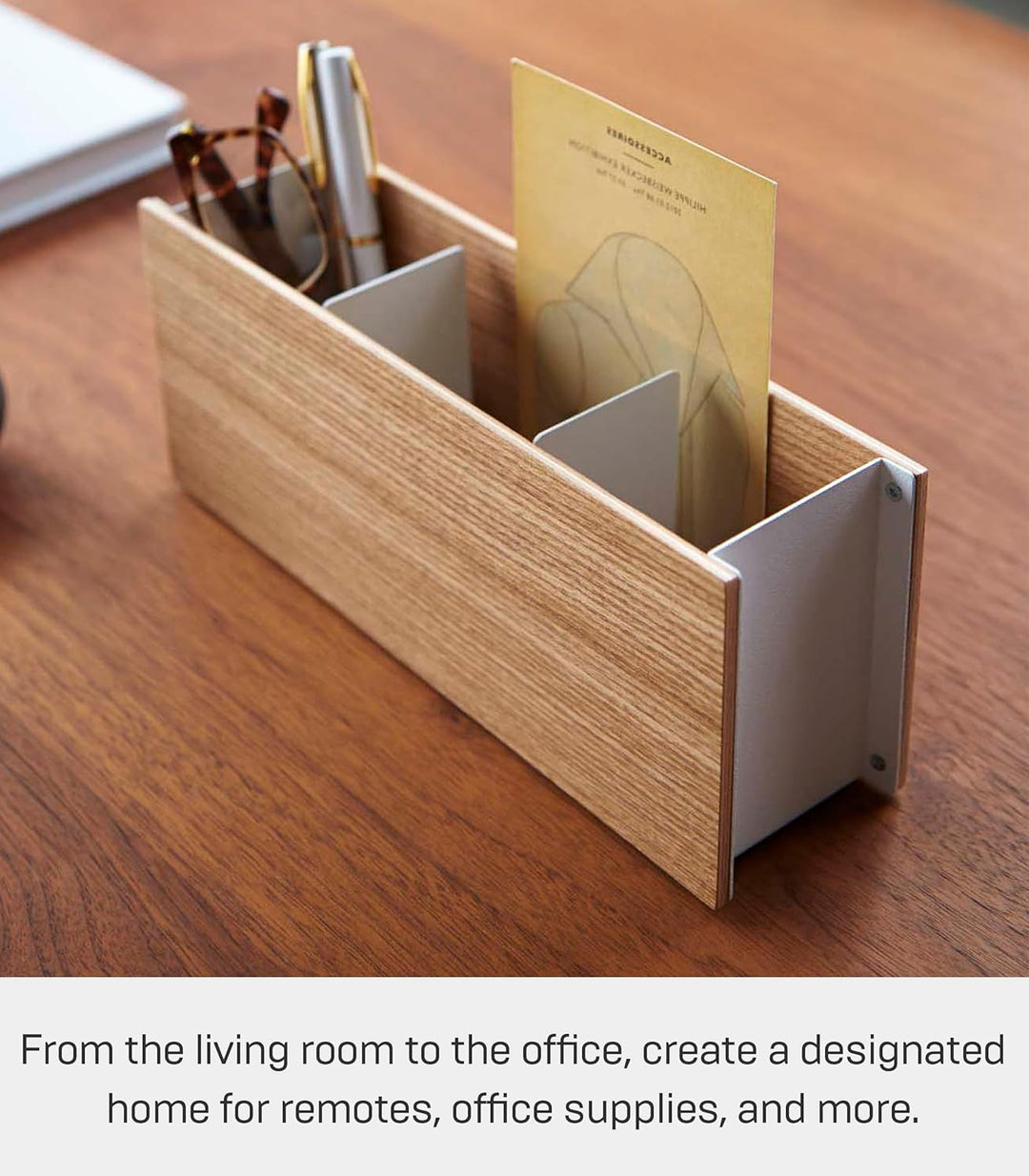 Pen & Remote Rack - Rin - natural Weiss, Weiss