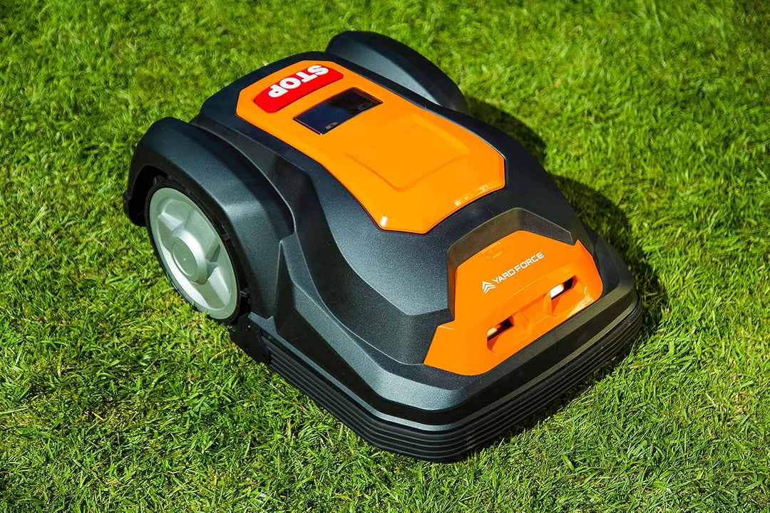Yard Force Mähroboter SA650ECO, geeignet für Rasenflächen bis zu 650 qm, Kantenschneide-Funktion und