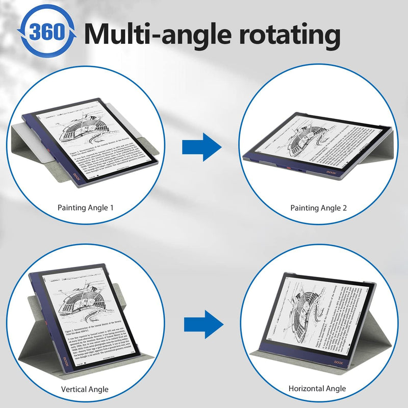 DONGZHU Hülle für BOOX Note Air 2 & BOOX Note Air 2 Plus 10.3 Zoll, Mit Stiftschlitz, Ultradünne Sch