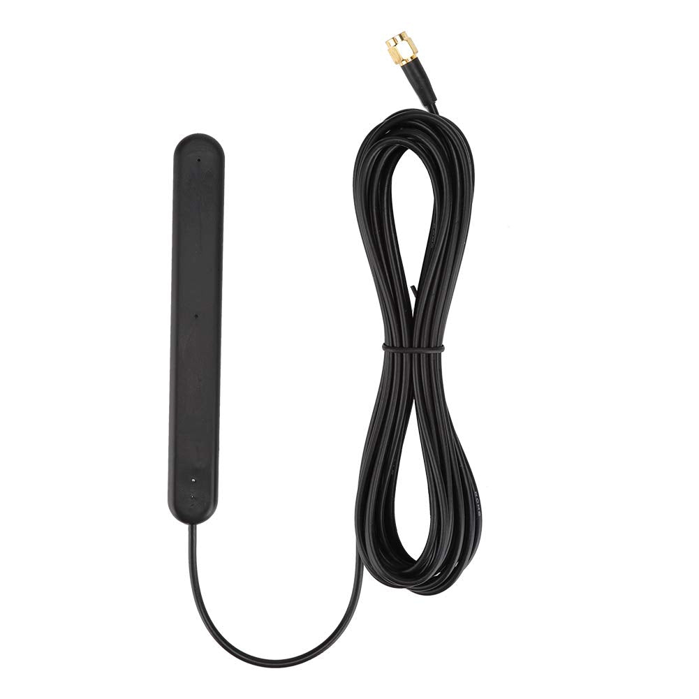 Greensen FM-Antenne, DAB-Antenne Digitale Radioantenne 5M SMA 20dB Signalempfang Klebemontage für FM