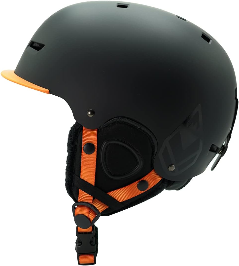 Phieres MTN Scouph - Skihelm Einstellbarer Fit, Belüftung und abnehmbares Visor-Schild für ultimativ