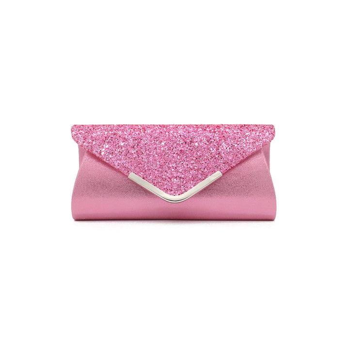 CORIOS Damen Clutch Tasche Envelope Abendtasche Pailletten Henkeltasche Glitzer Hochzeit Brautbörse
