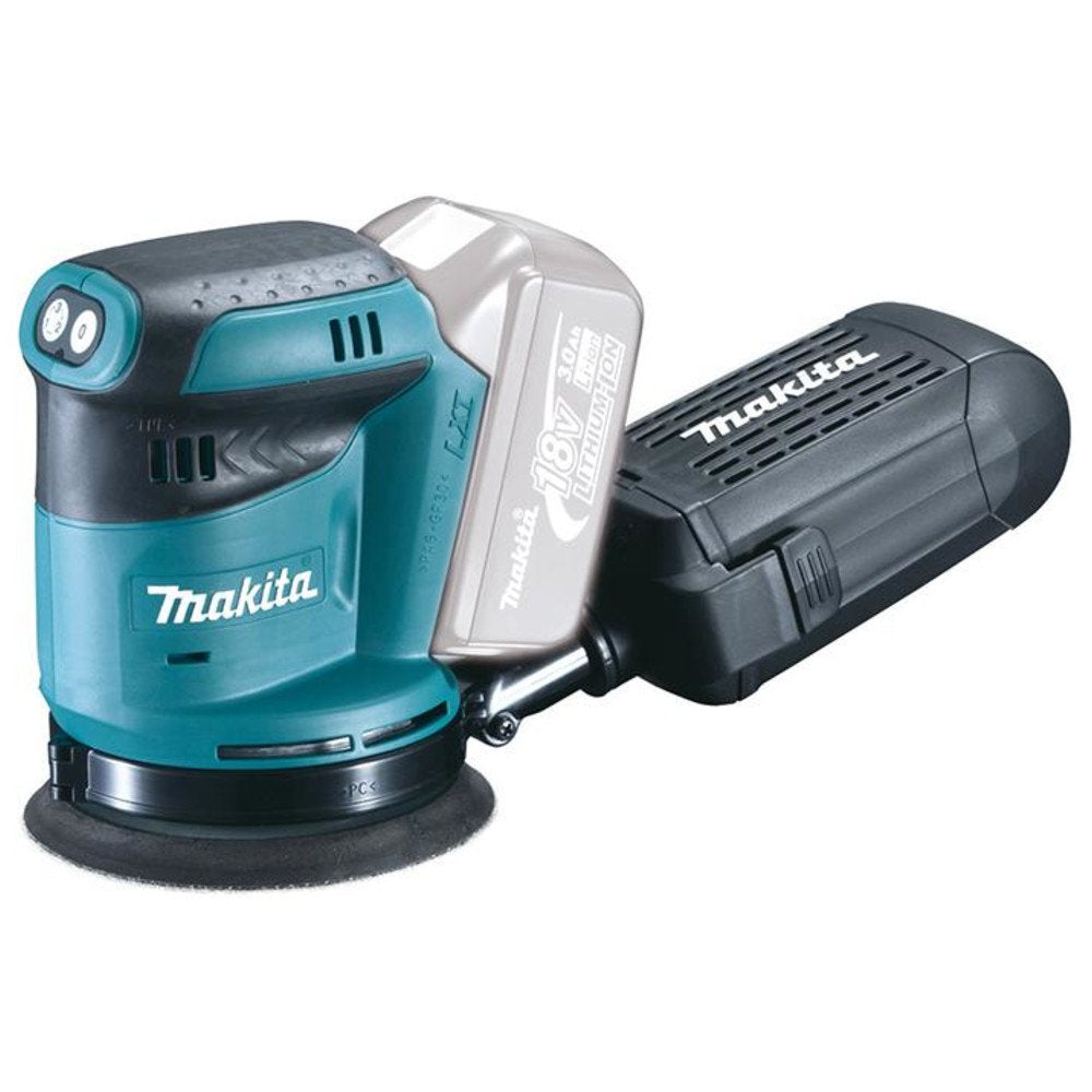 Makita DBO180Y1J Exzenterschleifer 18 V / System Kit mit 1 Akku im Makpac, 13 x 210 mm 13 x 210 mm o