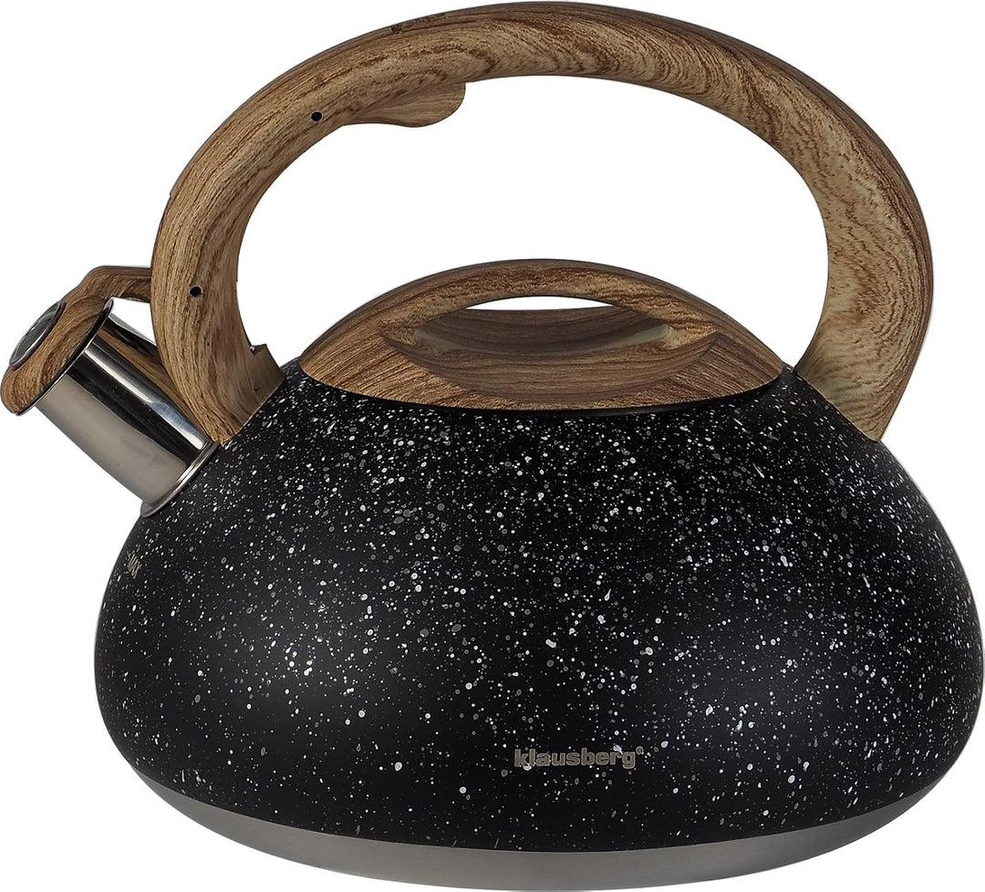 KLAUSBERG iwkes Top Qualität Stainless Steel Whistling Kettle 2.7 L Hergestellt Aus Hochwertigem Ede