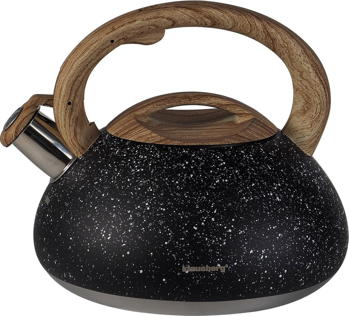 KLAUSBERG iwkes Top Qualität Stainless Steel Whistling Kettle 2.7 L Hergestellt Aus Hochwertigem Ede