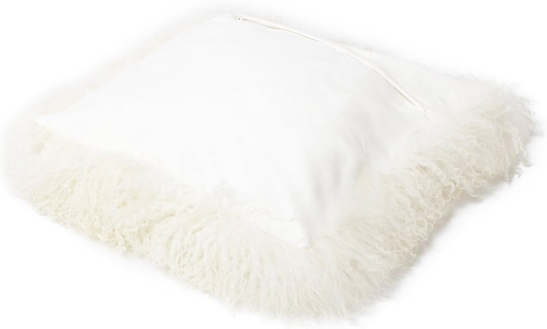 Reissner Lammfelle Tibet Lammfell Kissenbezug langflorig 40x40cm JAY01 Farbe naturweiss Jay01 Naturw