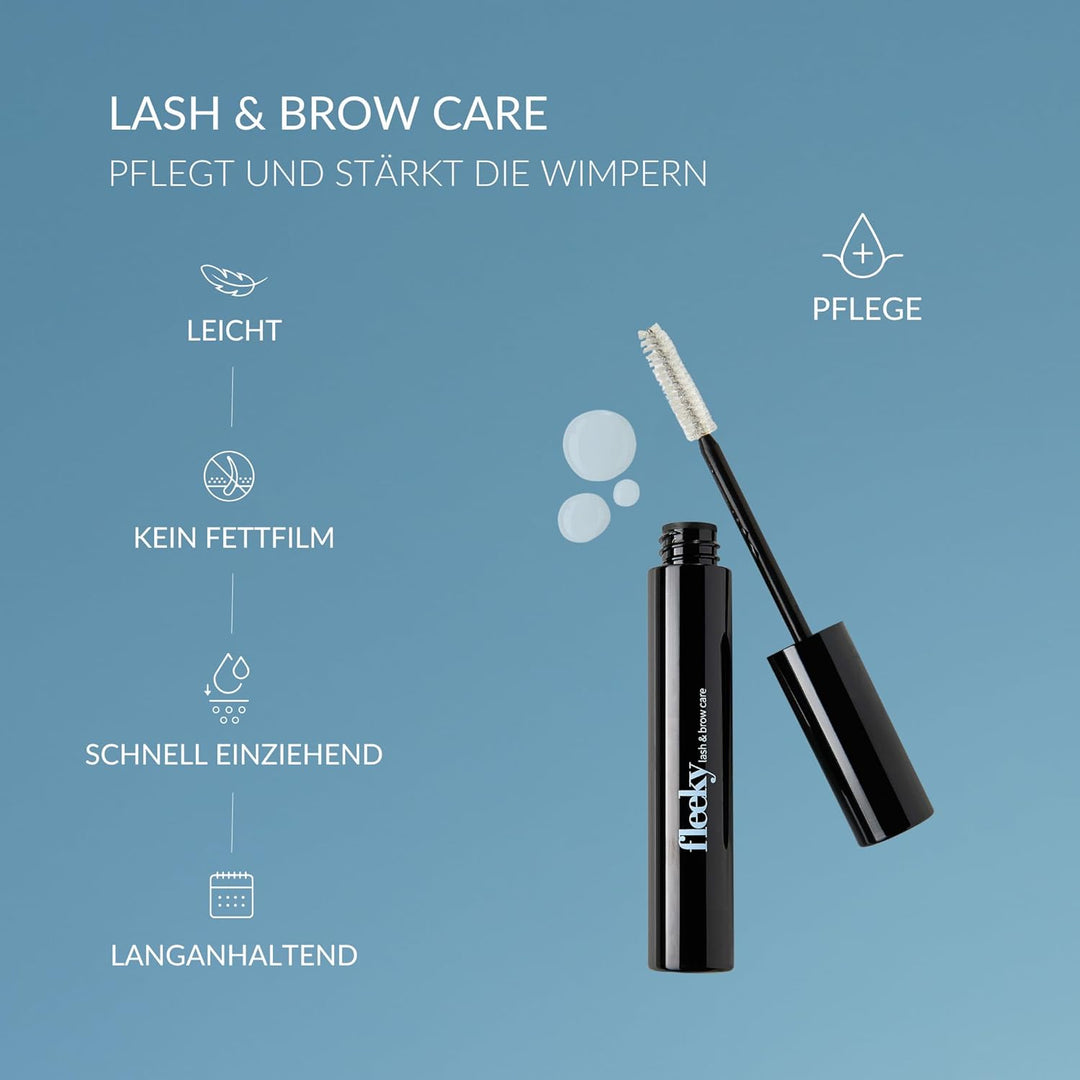 Fleeky Lash & Brow Care – Wimpernserum ohne Hormone für Wimpern & Augenbrauen – pflegendes Lash Seru