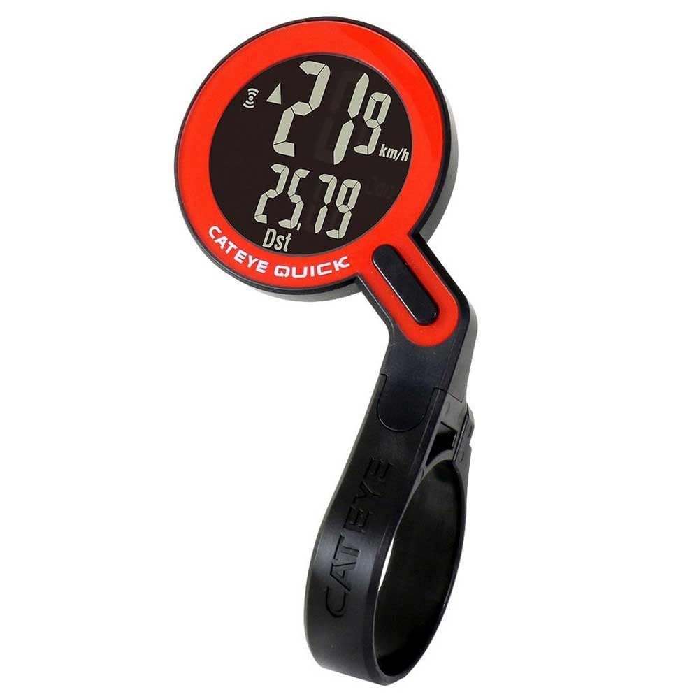 CATEYE Fahrradcomputer Quick CC-RS100W schwarz/rot