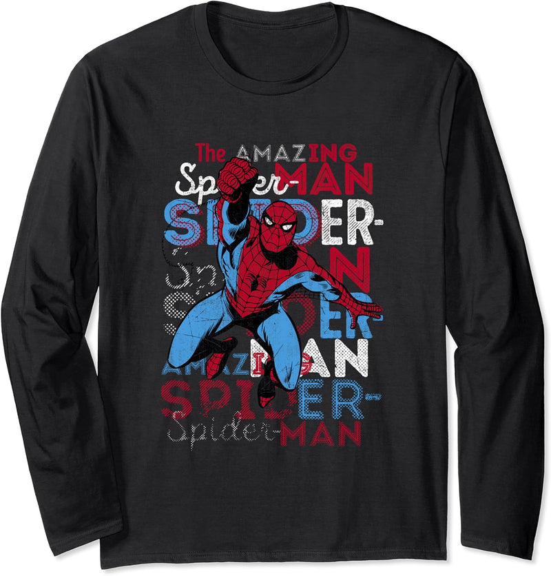 Marvel Amazing Spider-Man Jump Langarmshirt