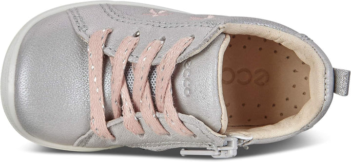ECCO Mädchen First Sneaker 22 EU Grau Concrete 1379, 22 EU Grau Concrete 1379