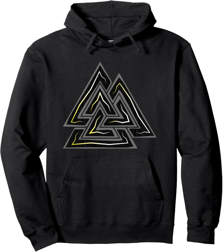 Nordische Mythologie der Wikinger Valknut Pagan Asatru Rune Pullover Hoodie