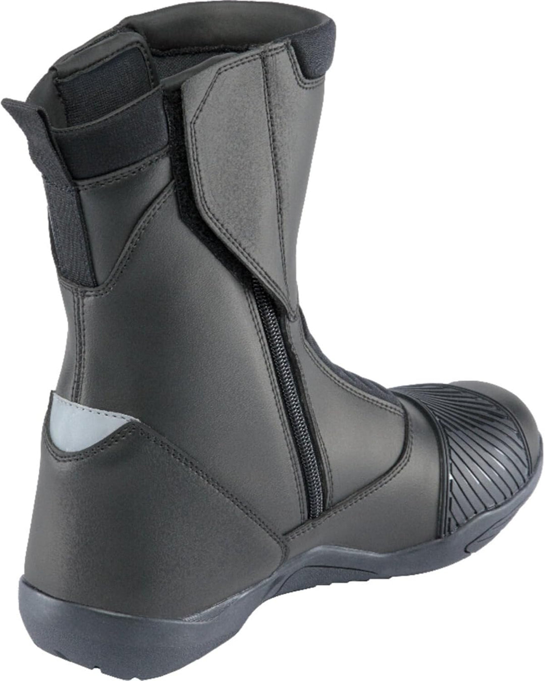Kochmann Tourino schwarz Motorradstiefel CE Leder wasserdicht Hipora langer Reissververschluss, 38 S
